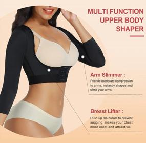 img 2 attached to FeelinGirl Arm Shaper Post Surgery Arm Compression Sleeves Lipo Garment Posture Corrector Shapewear Tops