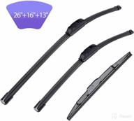 🌬️ oem quality wiper blades for 2012-2016 honda cr-v: durable, quiet, and clear all-season windshield wipers logo