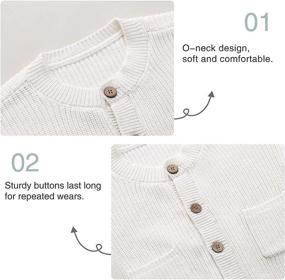 img 2 attached to Pureborn Baby Boy Cardigan Sweaters Apparel & Accessories Baby Boys good in Clothing