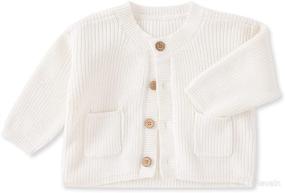 img 4 attached to Pureborn Baby Boy Cardigan Sweaters Apparel & Accessories Baby Boys good in Clothing