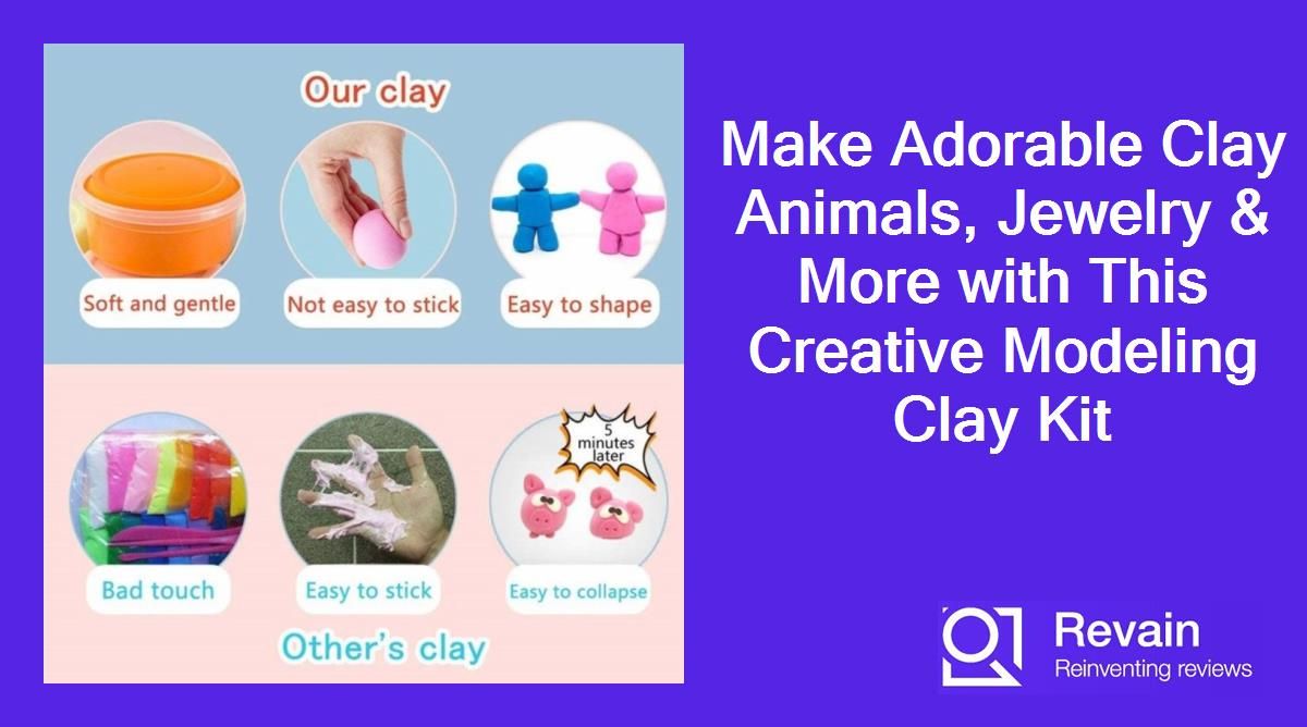 Article Make Adorable Clay Animals, Jewelry & More with This Creative Modeling Clay Kit