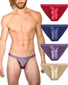 img 3 attached to Sleek And Comfortable Men'S Satin Bikinis - Available In Sizes Small To 4XL