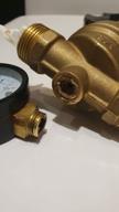 img 2 attached to Mechanical cleaning filter Tim JH-1001 coupling (HP/HP), brass, with drain, with gold pressure gauge DN 15 (1/2") review by Dimitar Manolov ᠌