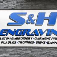 s and h engraving logo