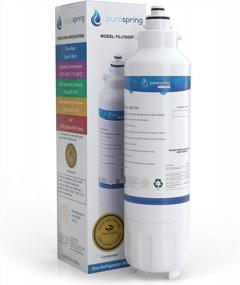 img 4 attached to PureSpring Certified Replacement Refrigerator Water Filter For ADQ73613401, LG LT800P, ADQ73613402, LT800PC, ADQ73613403, LMXC23746S, Kenmore 9490, NSF42 & NSF372 Certified (1Pk)