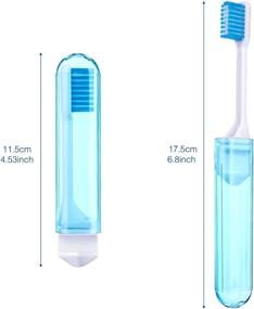 img 3 attached to 🏕️ Portable Camping Foldable Pieces Toothbrush