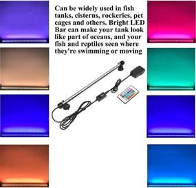 img 1 attached to Aquarium Submersible Colorful Lighting Waterproof Fish & Aquatic Pets