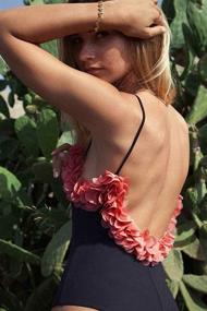 img 1 attached to CHYRII Swimsuit Spaghetti Ruffled Monokini Women's Clothing - Swimsuits & Cover Ups