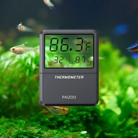 img 3 attached to Thermometer PAIZOO Temperature Energy Saving Containers Fish & Aquatic Pets