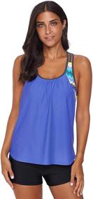 img 4 attached to SailBee Womens Tankini Swimsuit 411023 Women's Clothing ~ Swimsuits & Cover Ups