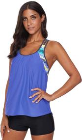 img 1 attached to SailBee Womens Tankini Swimsuit 411023 Women's Clothing ~ Swimsuits & Cover Ups