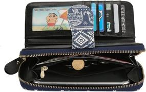 img 2 attached to Bohemian Wallet Elephant Pattern Handbag Women's Handbags & Wallets ~ Wallets