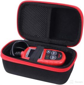 img 4 attached to Enhanced Red Hard Case Replacement for Autel AutoLink AL319 AL329 Code Reader by Aenllosi