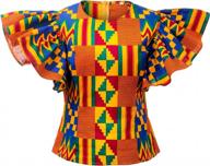 get vibrant in kente: discover shenbolen's african tradition tops for women логотип