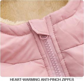 img 2 attached to Winter Toddler Flecee Jacket Hooded Apparel & Accessories Baby Boys ... Clothing