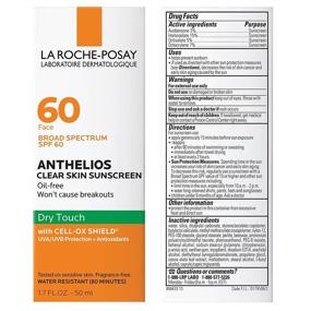 img 3 attached to 🌞 Anthelios Clear Skin Sunscreen by Roche Posay