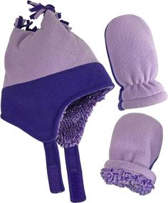 img 3 attached to 🧣 Little Sherpa Fleece Girls' Accessories perfect for Cold Weather