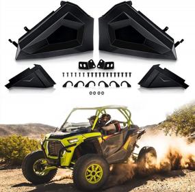 img 4 attached to Upgrade Your Ride: StarknightMT Lower Door Inserts For Polaris RZR XP Models (2014-2023)