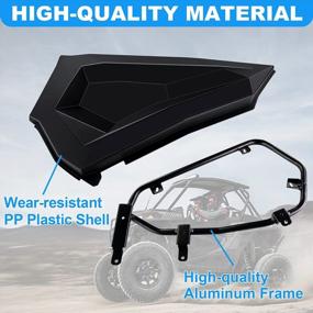 img 3 attached to Upgrade Your Ride: StarknightMT Lower Door Inserts For Polaris RZR XP Models (2014-2023)