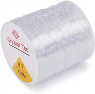 100m 0.7mm elastic crystal thread fishing line wire for craft bracelet beads - obsede 1 roll logo