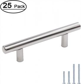 img 4 attached to Upgrade Your Cabinets: LONTAN LH201CP 3 Inch Chrome Drawer Pulls - Stylish Dresser Handles With 76Mm Hole Centers - Pack Of 25