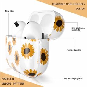 img 1 attached to Cute Daisy Hamile AirPods Pro Case: Protective, Shockproof And Compatible With 2019 Models; Complete With LED Visible Keychain