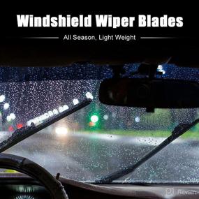 img 3 attached to 🌧️ X AUTOHAUX Toyota Prius Prime 17-18 Windshield Wiper Blades Set - 28" 16" Blades