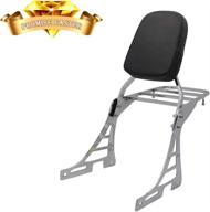 sissy bar backrest & luggage rack for harley-davidson sportster xl 883 1200 nightster forty eight (2004-2013) - chrome логотип