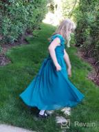 img 1 attached to Stunning Rose Chiffon Prom Party Dresses: Bridesmaid & Flower Girl Dresses Delighting all! review by Shannon Brown