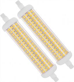 img 4 attached to 2Pack R7S LED Bulb 118Mm Dimmable 10W 1100LM J Type 180 Degree Double Ended Flood Light Daylight White 6000K Equivalent 80W Halogen AC100-230V For Landscape Lights