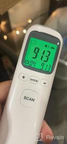 img 5 attached to Accurate No-Touch Thermometer For Adults And Kids With Fever Alert And Memory Recall