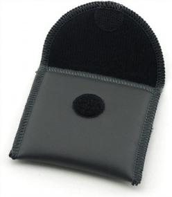 img 3 attached to Soft Protective Storage Pouch For Hearing Aids - Velcro Fastening For Safe Carrying And Easy Access