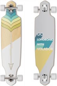 img 4 attached to Experience Smooth Cruising With Volador'S 40Inch Maple Longboard