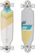 experience smooth cruising with volador's 40inch maple longboard logo