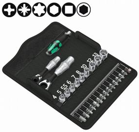 img 4 attached to Bit and socket set Wera 135918, 27 pcs, black