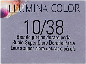img 2 attached to Wella Professionals Illumina Color long-lasting cream-color for hair, 10/38 bright blond golden pearl, 60 ml
