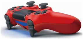 img 2 attached to 🎮 Sony DualShock 4 V2 Wireless Controller Magma Red (CUH-ZCT2U)(Red) for PS4 - Enhance Your Gaming Experience with Red Hot Precision