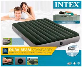 img 3 attached to Air mattress INTEX Queen Downy 64763 (203х152х25)