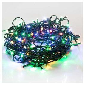 img 4 attached to Garland NEON-NIGHT Twinkle Light, 15 m, 300 lights, multi-colored/green wire