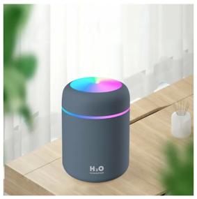 img 1 attached to Air humidifier usb colorful humidifier, black