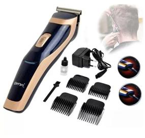img 4 attached to GM-6005 Hair Cutting Machine/ Electric Beard and Mustache Men’s Hair Cutting Machine/ Barbershop At Home / For Hairdresser