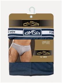 img 1 attached to Omsa briefs, size 48 (L), blu scuro