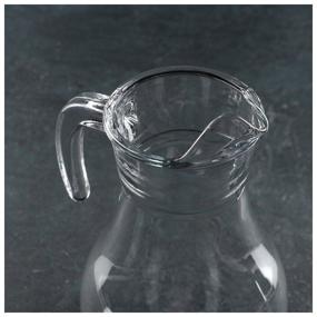 img 4 attached to 🥤 Jug Pasabahce Bistro 1.8L Transparent - High Quality & Versatile Jug for All Occasions