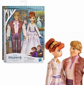 img 1 attached to Набор кукол Hasbro Disney Frozen 2 Анна и Кристофф, 28 см, E5502