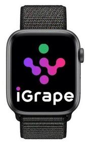 img 1 attached to Nylon strap for Apple Watch 42/44/45 mm (Black)