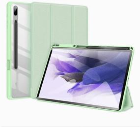 img 4 attached to Case Book for Samsung Tab S7 FE Lite (T730 / T736B) / S7 Plus (T970 / T976B), Dux Ducis Toby series green