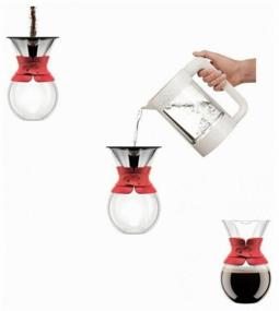 img 4 attached to Coffee pot Chemex Bodum Pour Over with reusable strainer, 1L, 11571-01S