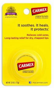 img 1 attached to 👄 Carmex Lip Balm Classic in a Jar: Nourish and Protect Your Lips with Timeless Care