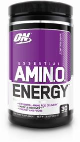 img 2 attached to Amino acid complex Optimum Nutrition Essential Amino Energy, grapes, 270 gr.