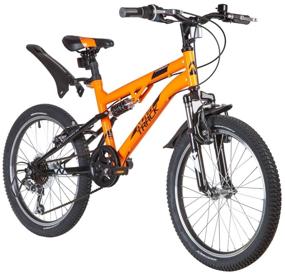 img 2 attached to Mountain bike (MTB) Novatrack Titanium 20 6 (2020) orange 15" (requires final assembly)